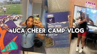 UCA CHEER CAMP VLOG 2025 🏆✨ | ALL AMERICAN?! dorm tour, dress-up day, friends & performance day! 🎀🔥