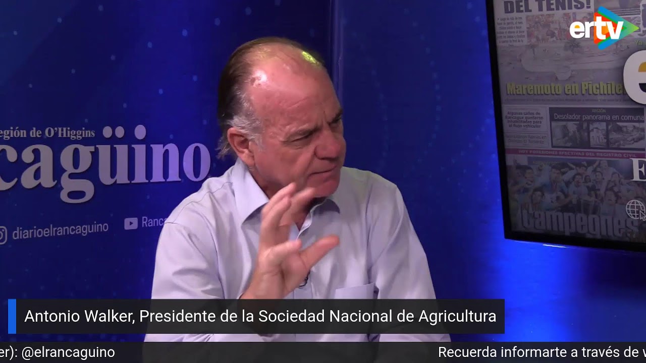 EN VIVO: Antonio Walker, presidente de la Sociedad Nacional de Agricultura (SNA).