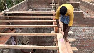 Centering Work ASMR -Amazing house Slab Formwork Easy and fastest Accurately