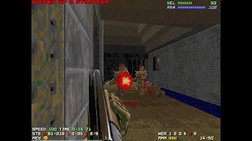 [Doom 2] Whispers of Satan Map15 "Temple of Water" UV-Max in 8:40