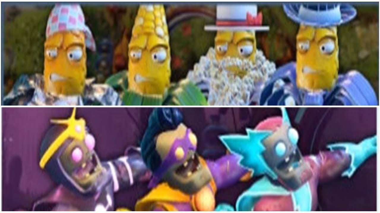 Plants vs Zombies Garden Warfare 2:All Super Brainz To Fight All Kernel ...