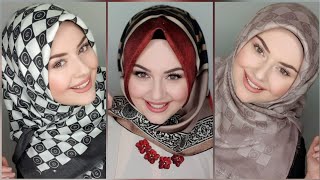 Şal Eşarp Bağlama Modelleri yeni 💖Hijab Tutorial |Turkish Hijab Style|   لفات حجاب لفات طرح | ج66 |