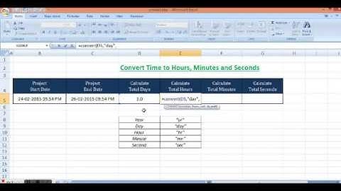 MS Excel 2010 - Convert Time to Hours, Minutes and Seconds