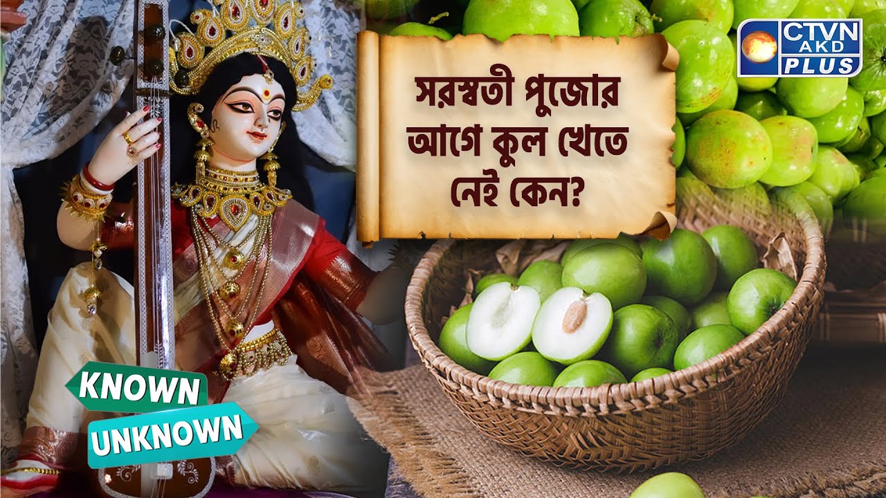 কেন সরস্বতী পুজোর আগে কুল খাওয়া যায় না? রইল সেই পুরাণের রহস্য | KNOWN UNKNOWN | CTVN