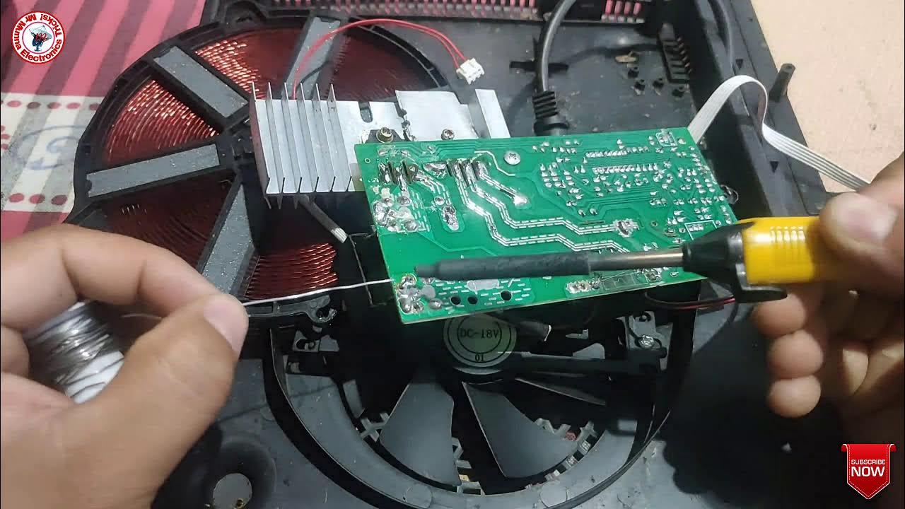 Surya Induction cooker heating problem(E0) repair in Hindi with Mr Munna Electronics Tricks