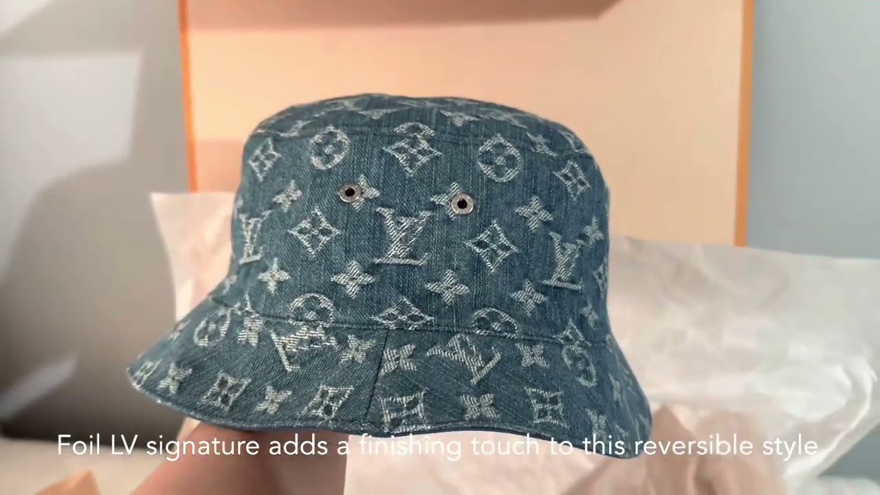 louis vuitton monogram bucket hat style