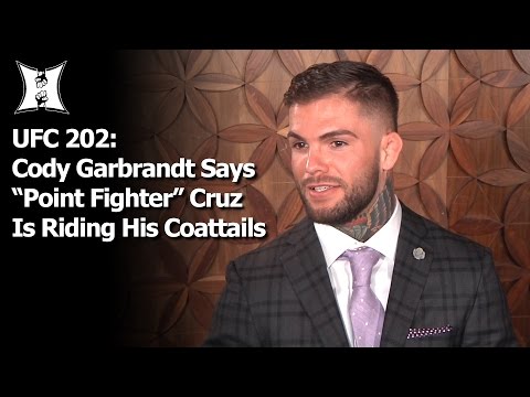 UFC 202 Cody Garbrandt Says “Point Fighter” Cruz Is Riding His Coattails; Talks Mizugaki, Conor + TJ