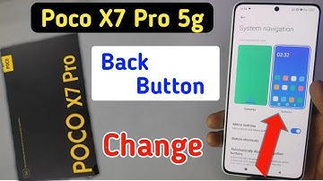 Poco x7 pro 5g back button setting | Poco x7 pro 5g me back button kaise lagaye setting