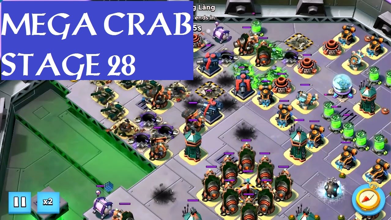 Boom Beach | Mega Crab | Stage 28