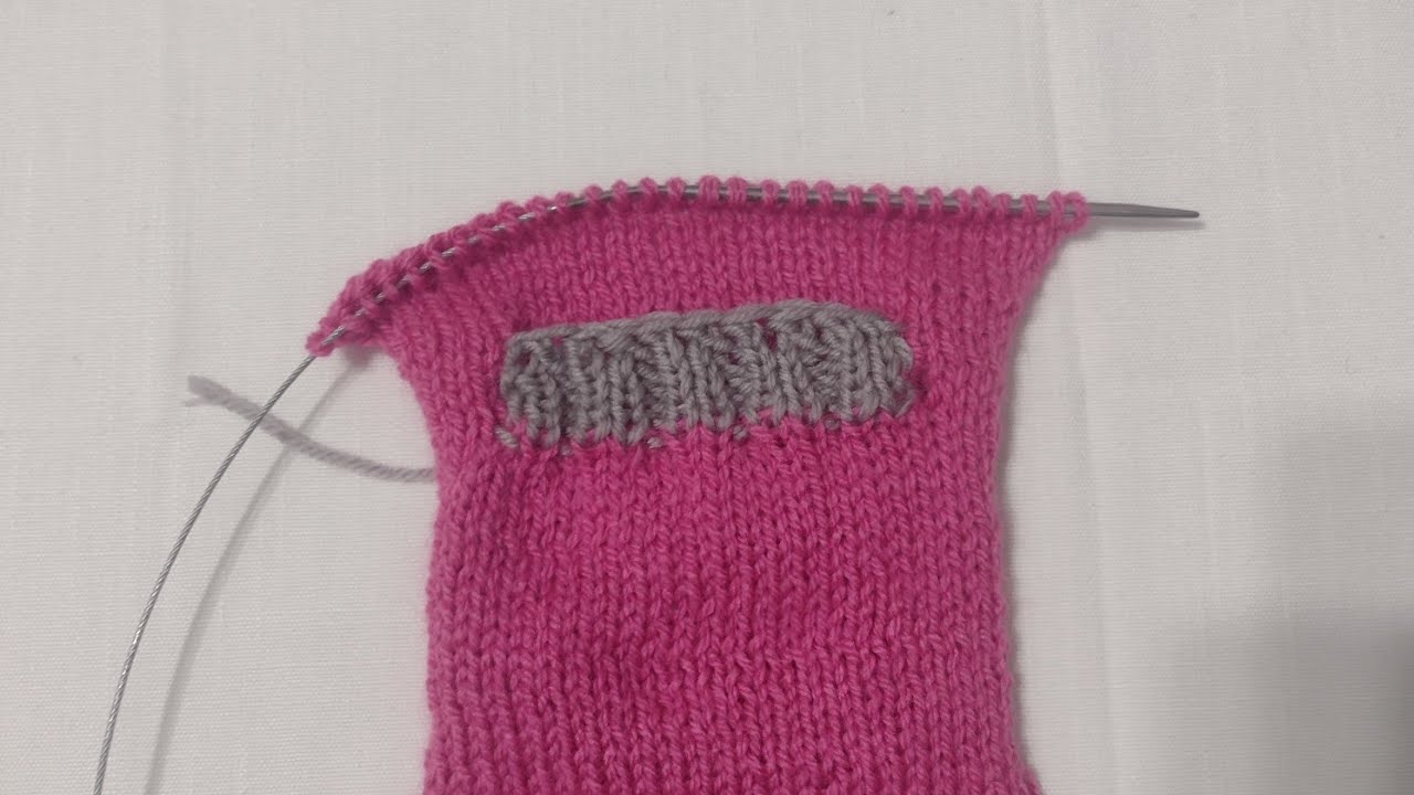 Altă metodă de tricotat buzunar #tricotatbuzunar