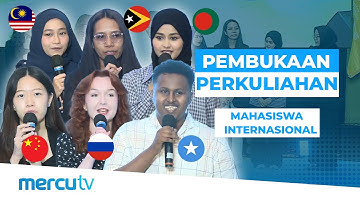 MAHASISWA INTERNASIONAL UMB  | UNIVERSITAS MERCU BUANA | MAHASISWA BARU 2025/2026.