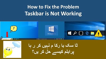 Taskbar Not Working/ Showing on Windows 11 Computer? Here