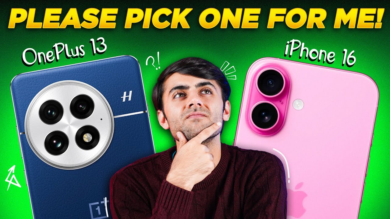 OnePlus 13 vs iPhone 16: Best phone under Rs 80,000 😍