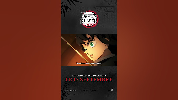 DEMON SLAYER : KIMETSU NO YAIBA - LA FORTERESSE INFINIE
