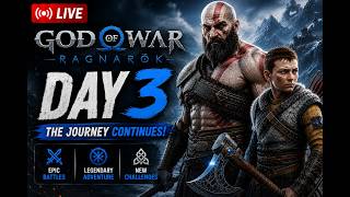 🏆 GOD OF WAR RAGNARÖK DAY 3 🔥 | The Journey Gets DARKER! ⚔️ | LIVE #arplayzone #live screenshot 4