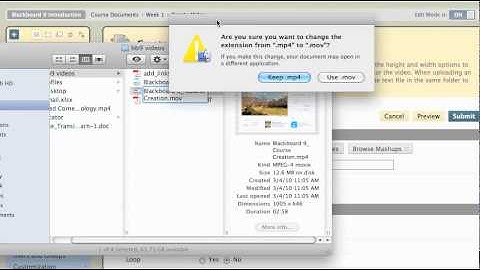Blackboard 9: Add Video