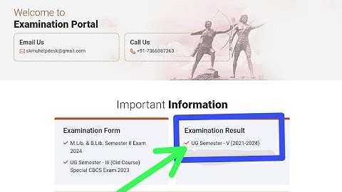 U.G Sem -V (2021-24) Online Marksheet Result Published || UG SEM-5 (2021-2024) EXAM-2023 RESULT ||