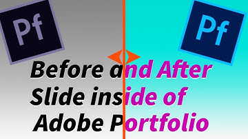 How to Add a Before and After Image slide to Adobe Portfolio