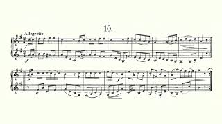 Josef Kueffner - Clarinet Duet No. 10 (with sheet music) screenshot 5