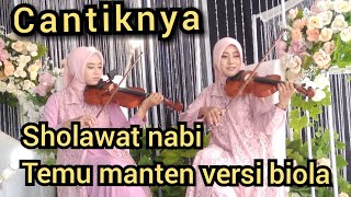 sholawat nabi temu manten fersi biola