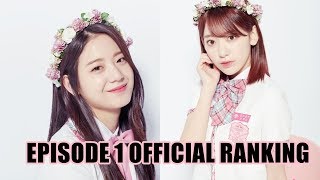 produce 48 episode 1 official ranking