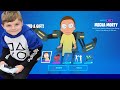 TRUMAnn Giving His 7 Year Old Kid MECHA MORTY Bundle! Unlocking Rick & Morty NEW Skin! MECHA MORTY