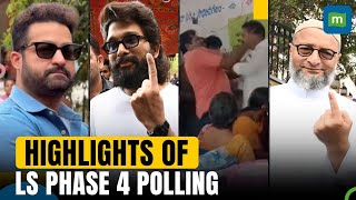 From Celebs Casting their Vote to Leaders Coming In Bus For Voting | Lok Sabha Phase 4 Voting