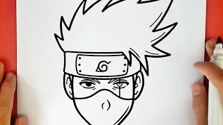 HOW TO DRAW KAKASHI HATAKE