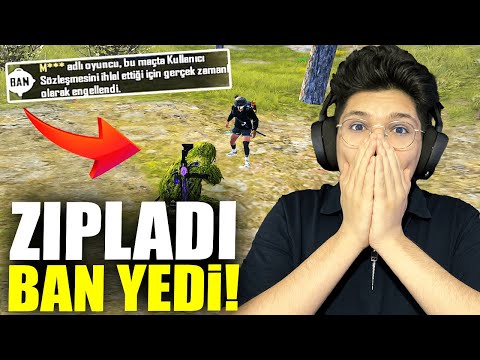 TAKİPÇİM ZIPLADI BAN YEDİ!! - PUBG MOBİLE