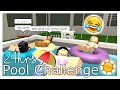 24 HOUR Challenge In My POOL 2019!!! | Roblox Bloxburg | Sunset Safari