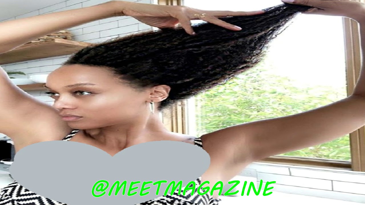 Tyra Banks natural long wavy hair! #ANTM judge has that good hair! - YouTube