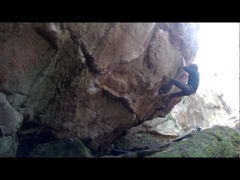 Beta Video for climb Now And Zen v7, Stone Fort