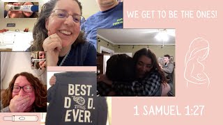 LIVE PREGNANCY TEST + TELLING MY HUSBAND AND FAMILY | #TTC #FirstPregnancy