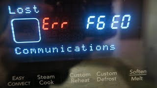 How to troubleshoot and fix error F6 E0