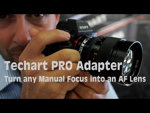 Techart PRO Adaptor Demo in Photokina 2016 - Turn any Manual Focus into an AF Lens