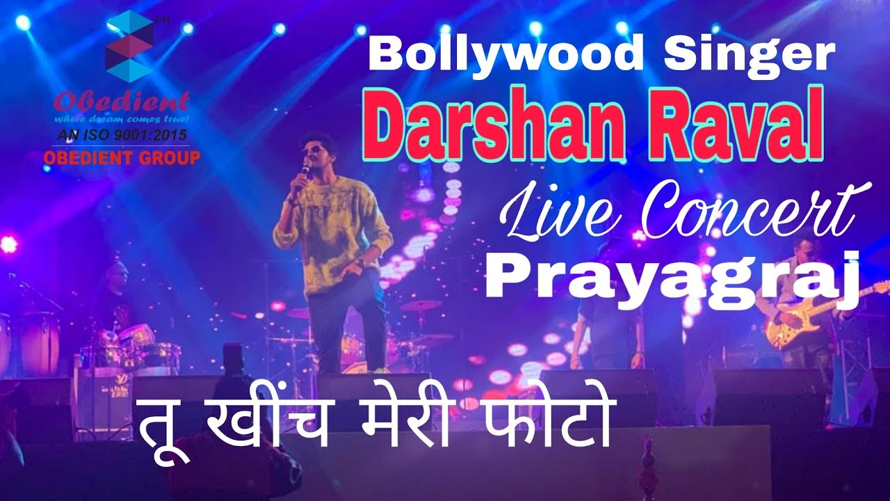 Darshan Raval Bollywood Singer at Prayagraj by Obedient Group - YouTube