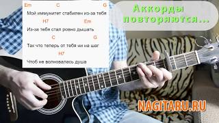 Тима Белорусских - "Витаминка". Легкие аккорды без баррэ, слова, разбор | Песни под гитару Тима Белорусских - "Витаминка". Легкие аккорды без баррэ, слова, разбор | Песни под гитару