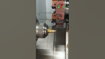 How to machine brass fittings by our ST-series with polygon cutter device ?| Turret lathe ST series