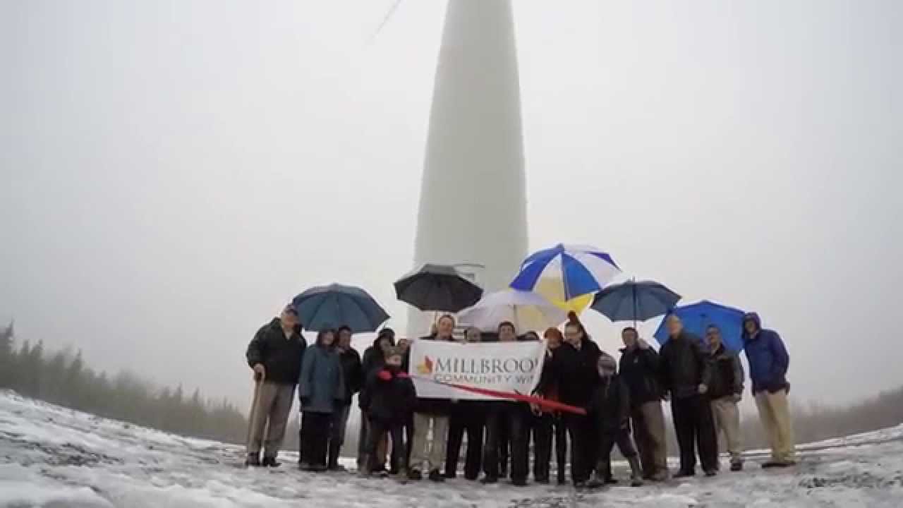 Millbrook Community Wind Farm Ribbon Cutting YouTube