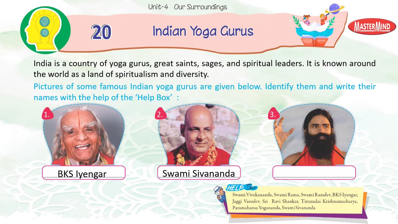 Lesson-20 Indian Yoga Gurus | GK & Moral Values-3 | Carvaan | School Learning