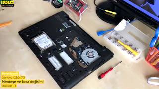 Lenovo G50-70 Laptop Menteşe Ve Kasa Değişimi - Bölüm 1