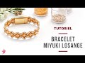 TUTORIEL | Bracelet miyuki losange - Augmentations et diminutions sur métier à tisser