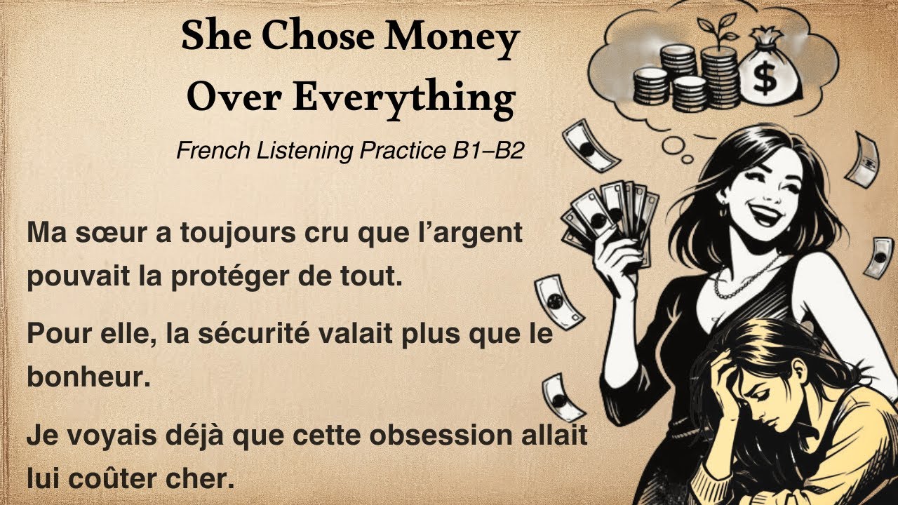 When Loving Money Goes Too Far | A Powerful French Story (B1–B2)