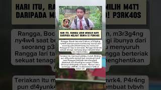 Kisah Pilu Rangga