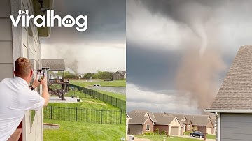 Tornado verwoest buurt bijna || ViralHog