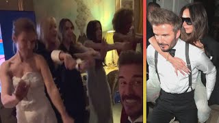 Victoria Beckham Piggybacks David After Spice Girls SING TOGETHER