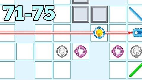 Laser Puzzle - Logic Game Level 71 72 73 74 75 3-Star Android Walkthrough
