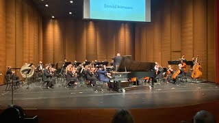 First place winner Jacob Taggart performs Grieg Concerto with the Dakota Valley Symphony