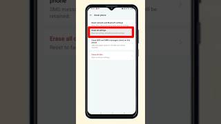How to reset network settings on android 📱/#shorts #youtubeshorts #viralshort