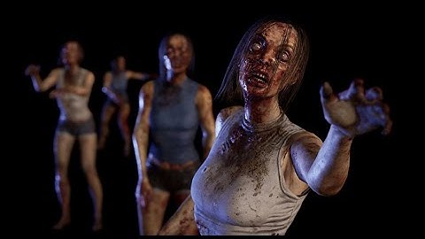 Zombie Girl B Motions Test - Unreal Engine